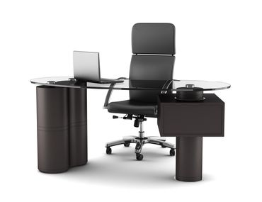 Office desk and chair